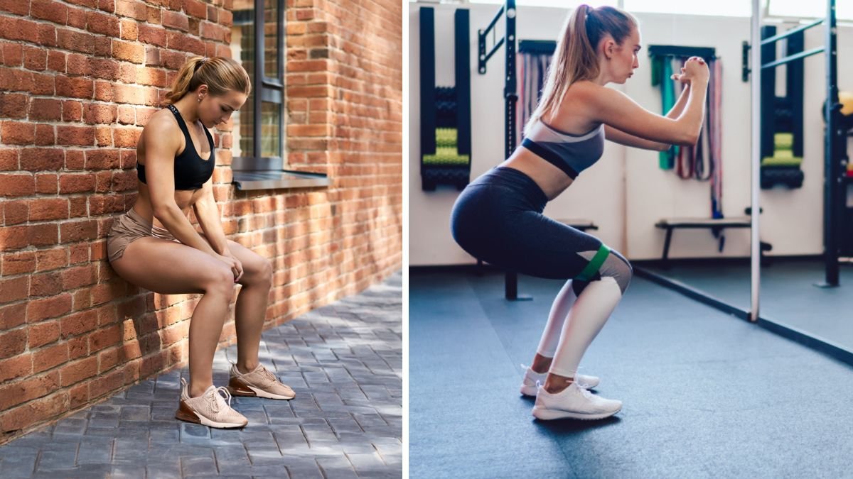 One Weight Loss Wall Squat to Burn Thigh Fat and Lift Butt Effectively