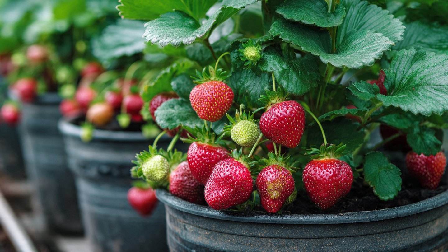 Easy Method to Grow Lush Strawberries in Containers for Every Gardener