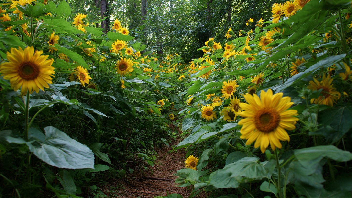 How to Grow a Sunflower Forest for Privacy and Harvest