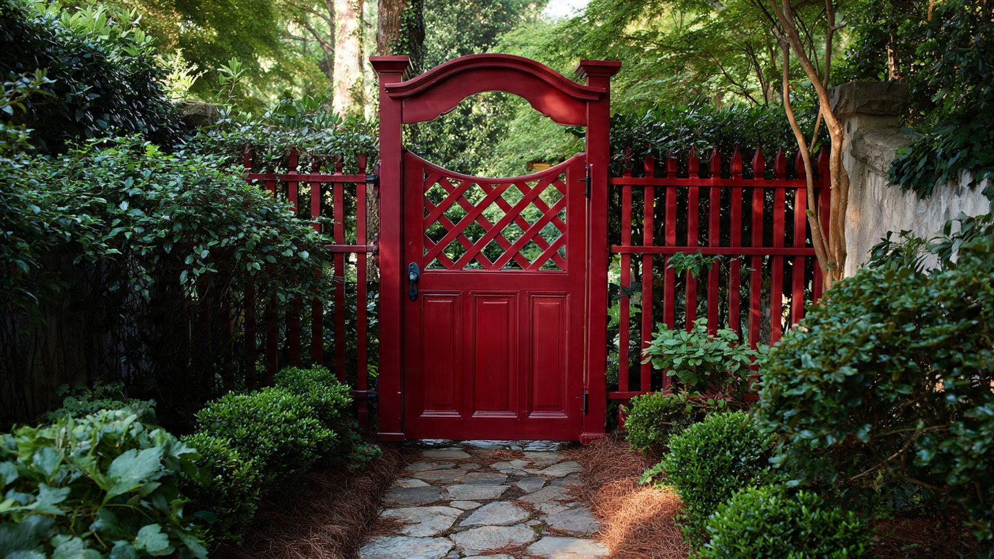 Why Should You Paint Your Garden Gate Heritage Crimson?